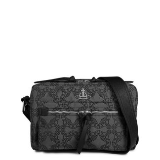 VIVIENNE WESTWOOD Orbmania Satchel Unisex Black/Grey  for sale