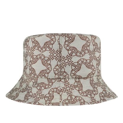 VIVIENNE WESTWOOD Patsy Bucket Hat Women Brownlogo D401  for sale