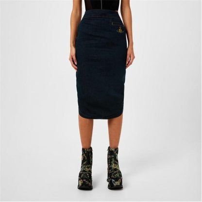 VIVIENNE WESTWOOD Pleated Skirt Women Indigo  for sale