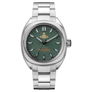 VIVIENNE WESTWOOD Redbridge Watch Unisex Analogue Quartz Watches Silver/Green for sale