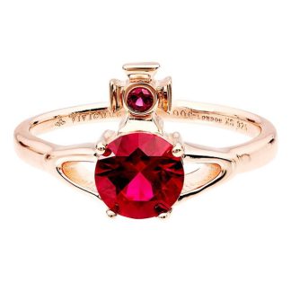 VIVIENNE WESTWOOD Reina Petite Ring Women Pink/Dkpk G236  for sale