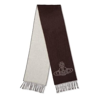 VIVIENNE WESTWOOD Single Orb Scarf Women Scarves Off White for sale