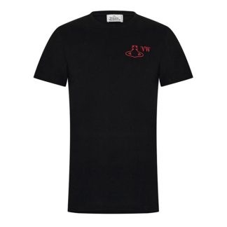 VIVIENNE WESTWOOD Sleepwear Orb T Shirt Men Regular Fit T-Shirts Black N401 for sale