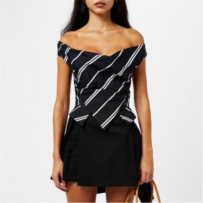 VIVIENNE WESTWOOD Sleeveless Top Women Black/White  for sale