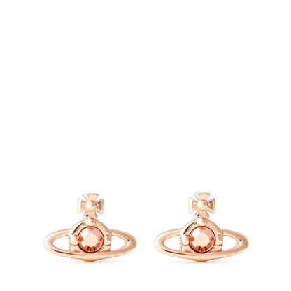 VIVIENNE WESTWOOD Solitaire Earrings Women Earrings Pink Gold G371 for sale