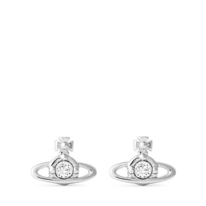 VIVIENNE WESTWOOD Solitaire Earrings Women Earrings Plat/Cryst P116 for sale