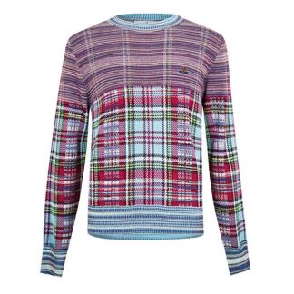 VIVIENNE WESTWOOD Tartan Jumper Men Tartan  for sale