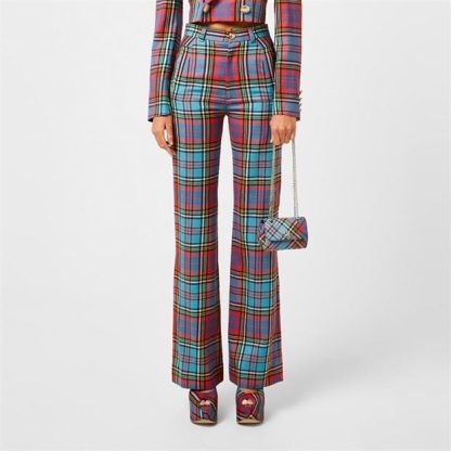 VIVIENNE WESTWOOD Tartan Ray Trousers Women Multi  for sale