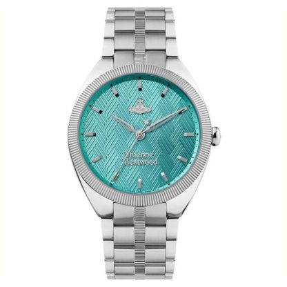 VIVIENNE WESTWOOD The Mews Watch Unisex Analogue Quartz Watches Turquoise for sale