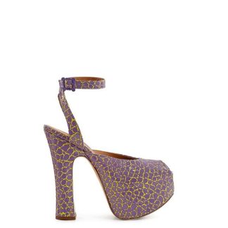 VIVIENNE WESTWOOD Vargas Elevated Platforms Women Platform Heels Lilac Yellow for sale