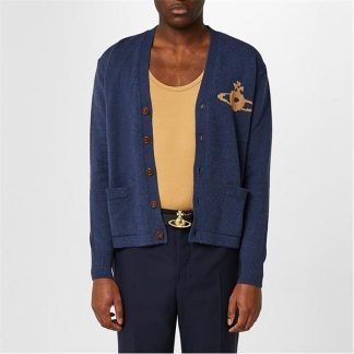 VIVIENNE WESTWOOD Viv Alex Cardigan Sn42 Men Denim  for sale