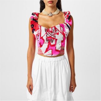 VIVIENNE WESTWOOD Viv Graffiti Bodice Ld43 Women Graffiti  for sale