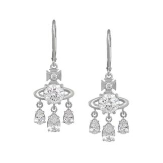 VIVIENNE WESTWOOD Viv Joaquina Earring Ld43 Women Platinum  for sale