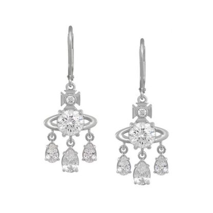 VIVIENNE WESTWOOD Viv Joaquina Earring Ld43 Women Platinum  for sale