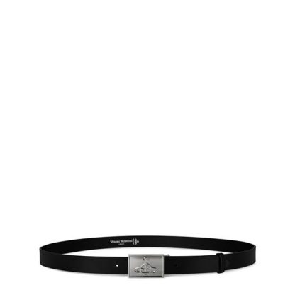 VIVIENNE WESTWOOD Viv Line Orb Belt 42 Unisex Black  for sale