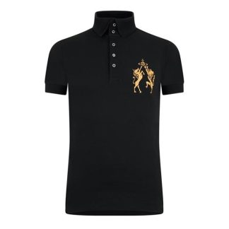 VIVIENNE WESTWOOD Viv Lion Crst Polo Sn43 Men Black  for sale