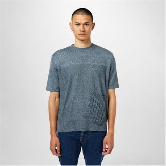 VIVIENNE WESTWOOD Viv Mark T-Shirt Sn42 Men Blue Tweed  for sale