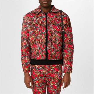 VIVIENNE WESTWOOD Viv Marlene Jacket Sn42 Men Denim Jackets Red for sale