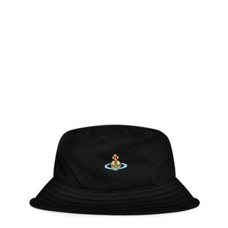 VIVIENNE WESTWOOD Viv Orb Bucket Ld42 Women Bucket Hats Black for sale