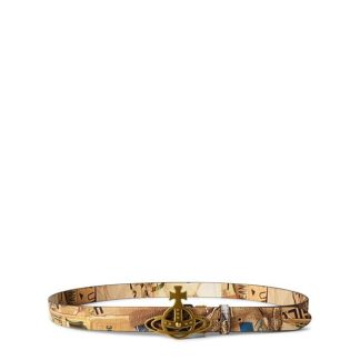 VIVIENNE WESTWOOD Viv Print Belt Sn44 Unisex Print  for sale