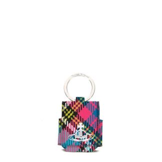 VIVIENNE WESTWOOD Viv SAFIANO AIRPOD 34 Unisex Tartan  for sale