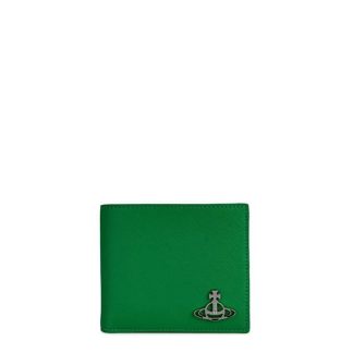 VIVIENNE WESTWOOD Viv Saffiano Bill Sn42 Unisex Green  for sale