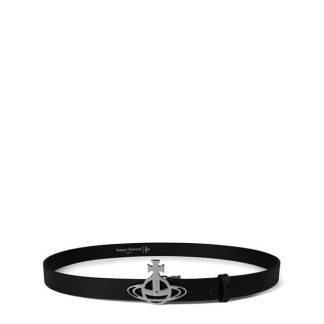 Vivienne Westwood Line Orb Belt Women Blk/Slvr  for sale