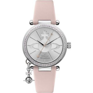 Vivienne Westwood Pastelle Watch Women Analogue Quartz Watches Silver/Pink for sale