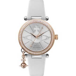 Vivienne Westwood Pastelle Watch Women Analogue Quartz Watches Silver/White for sale