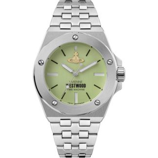 Vivienne Westwood Watch Unisex Analogue Quartz Watches Green/Silver for sale