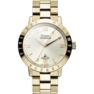 Vivienne Westwood Watch Women Analogue Quartz Watches Champagne /Gold for sale