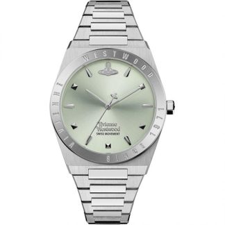 Vivienne Westwood Westwood Charterhouse Green Silver Watch Women Silver And Green  for sale